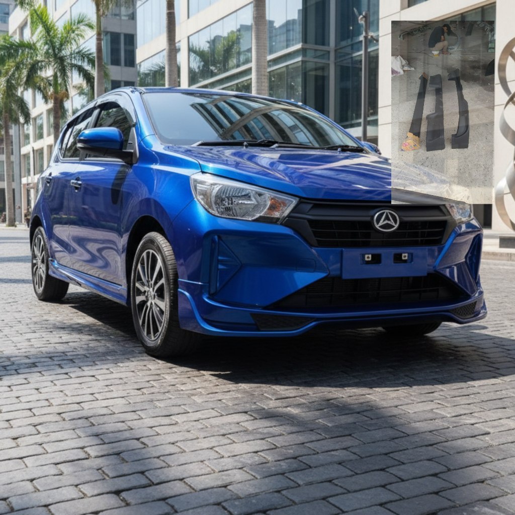 bodykit daihatsu ayla 2023 2024 2025 2026 bodykit all new ayla 2023-2026