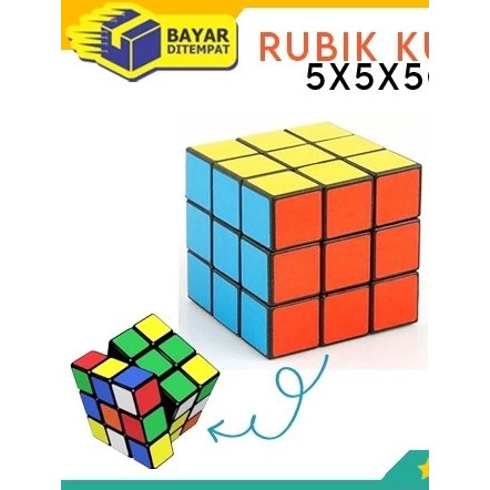 Rubik Kubus Magic Cube Mainan Edukasi 3x3 Asli Original