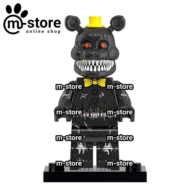 mainan edukasi fnaf karakter kecil nightmare freddy