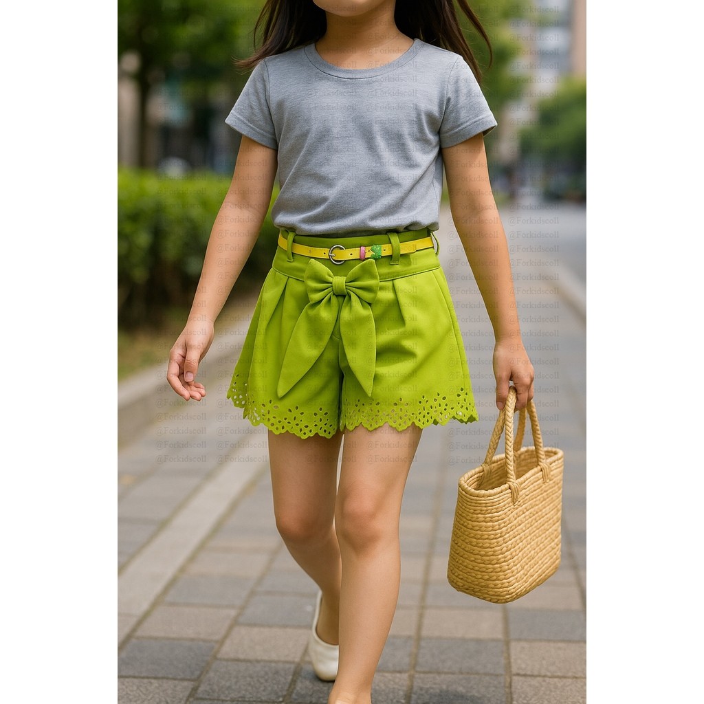 Celana Pendek Rempel Anak Perempuan