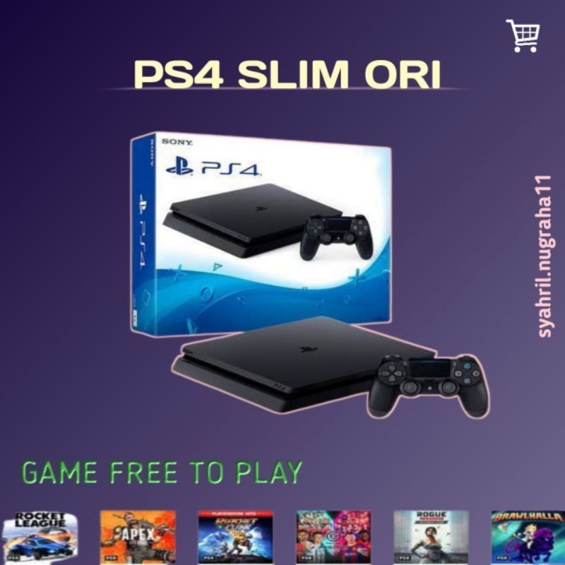 Ps4 ps 4 slim playstation sony hdd 500gb s/d 1tb Original ( Second )