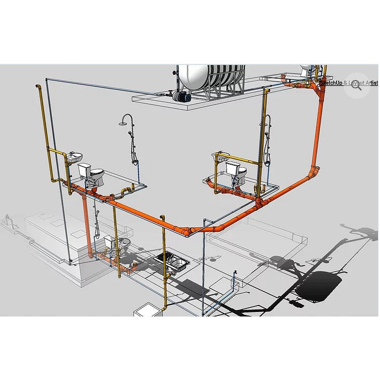VBO Piping Pro Plugin untuk Sketchup 2022 2023