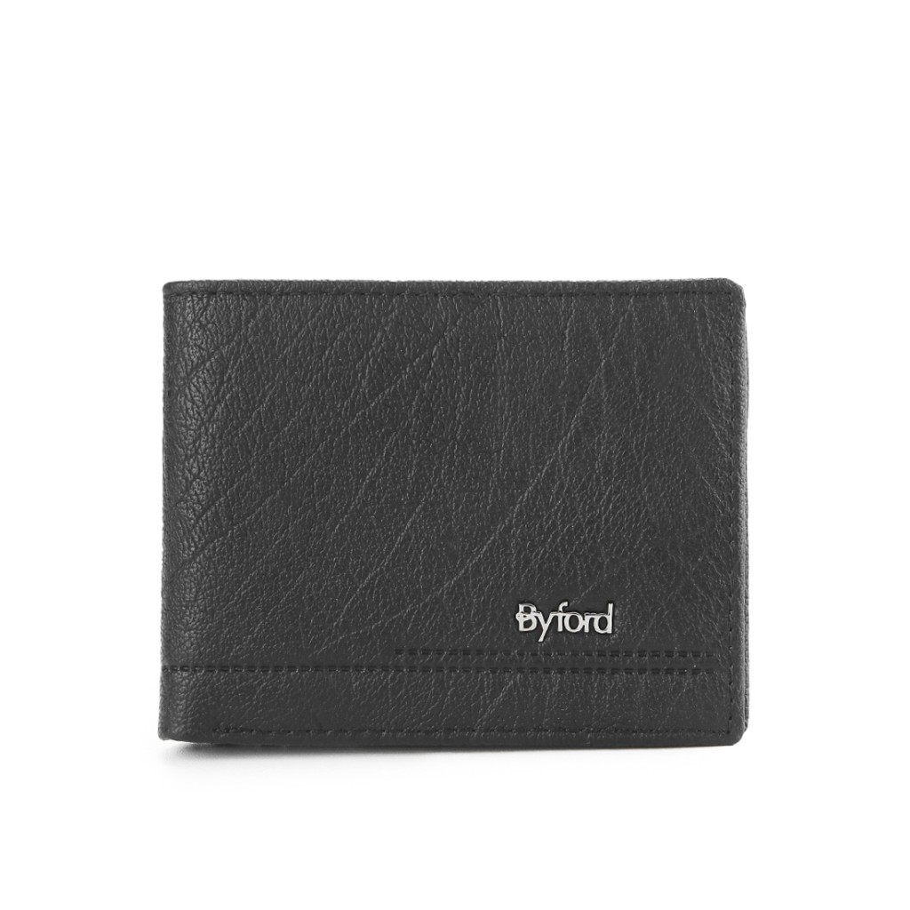 Byford Dompet Lipat Pendek Pria Kulit Men Leather Short Wallet 2211412301BLA
