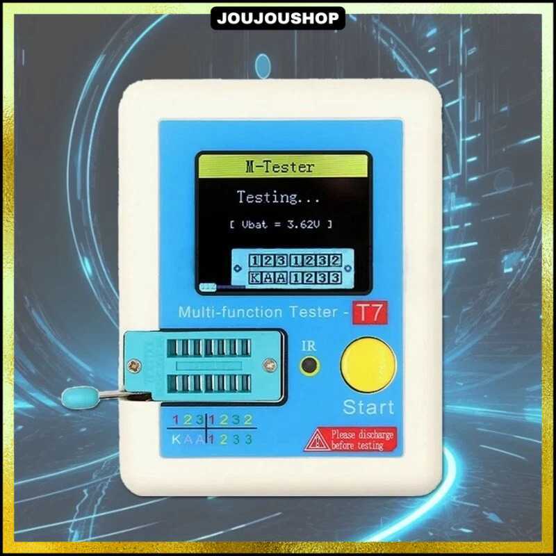 Meter Multifunctional Transistor Tester Resistance Thyristor - LCR-T7
