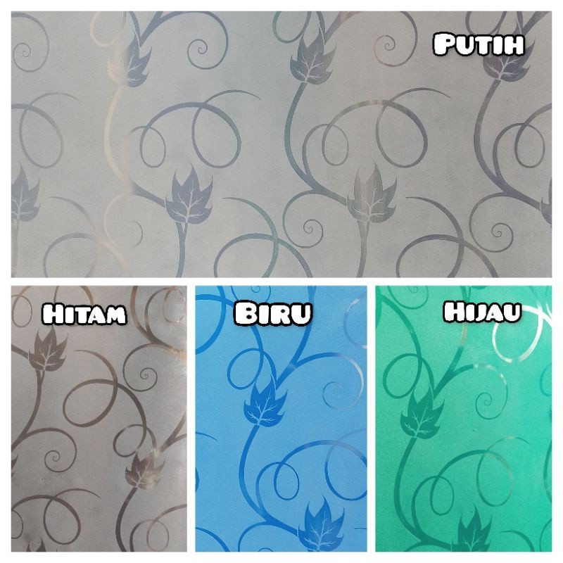 Fiber pagar plastik penutup pagar motif Daun Eco