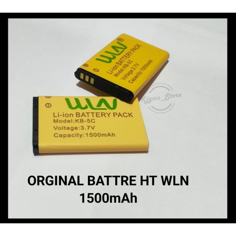 Baterai Walkie Talkie HT WLN Original 1500mAh