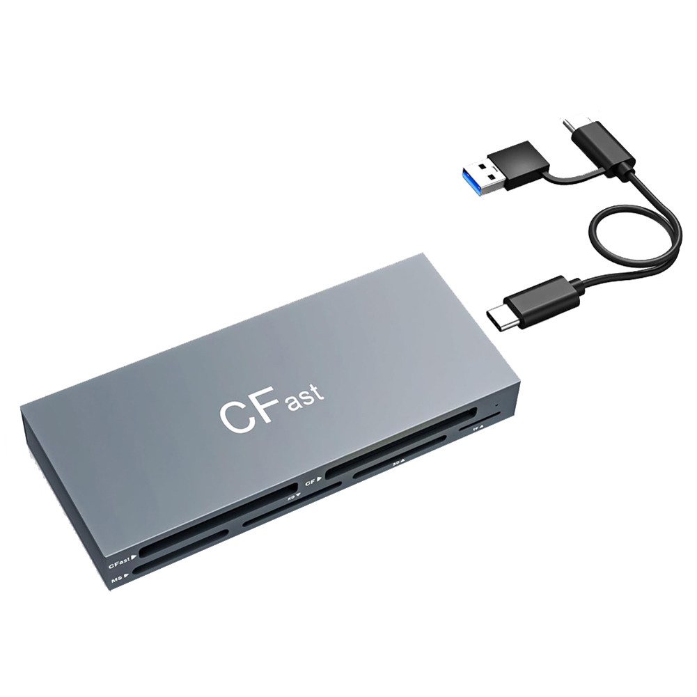CFast Card Reader 5Gbps Memory Stick Pro Duo Adapter USB 30 USB C CFastCFMSSDTFXD Card Reader Laptop