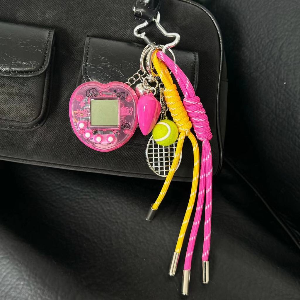 2024 Original Paris Fashion miu Matching Color Climbing Rope Bag Charm Cartoon Doll Pendant Key Pend