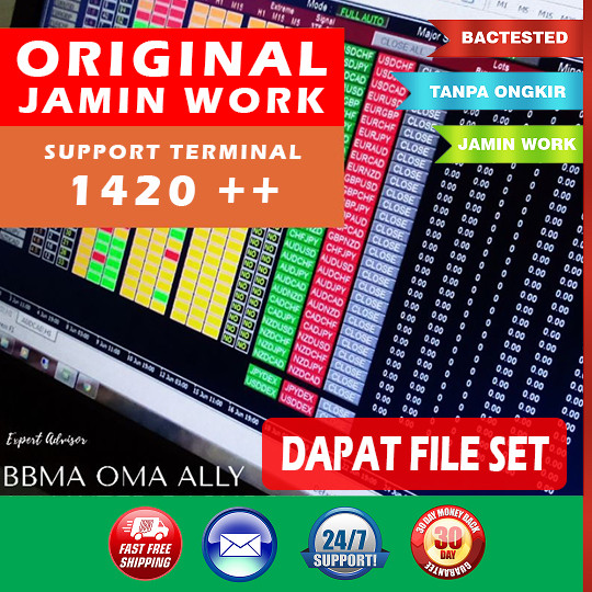 EA Forex Robot BBMA Oma Ally Analyzer Dashboard + CD + Bonus