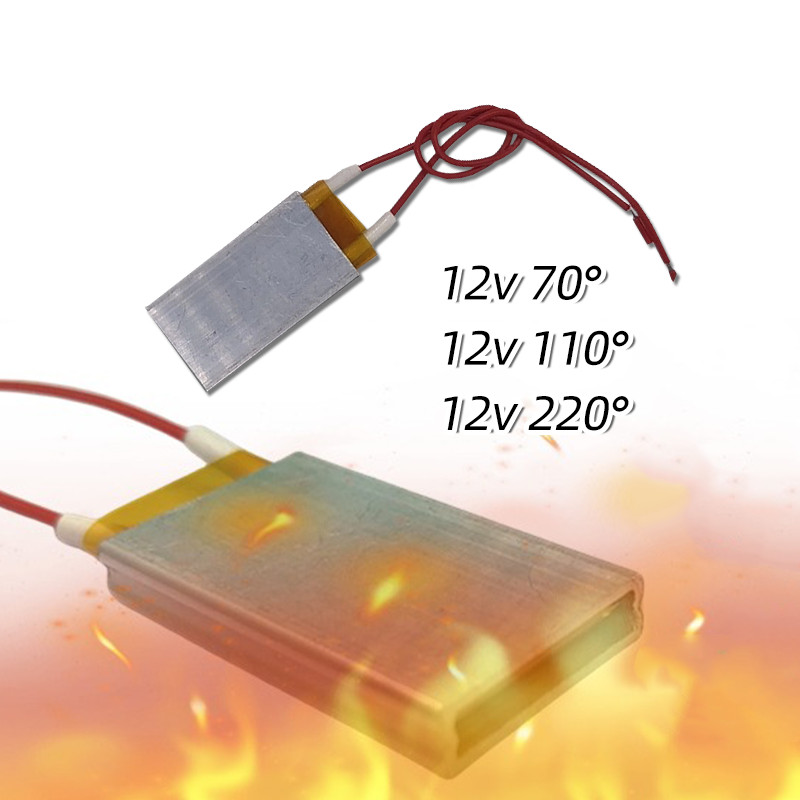 12V 70C 110C 220C Elemen Pemanas Element Heater PTC Heating Element Heating Plate