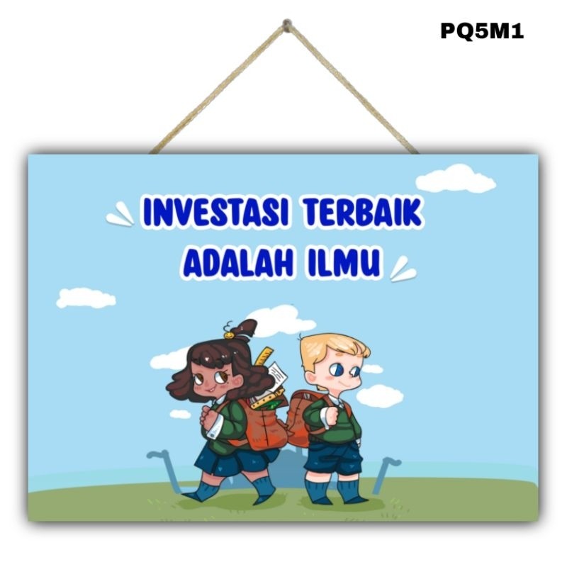 Hiasan dinding Poster Edukasi belajar anak sekolah gantungan pajangan dinding quotes kata kata motiv
