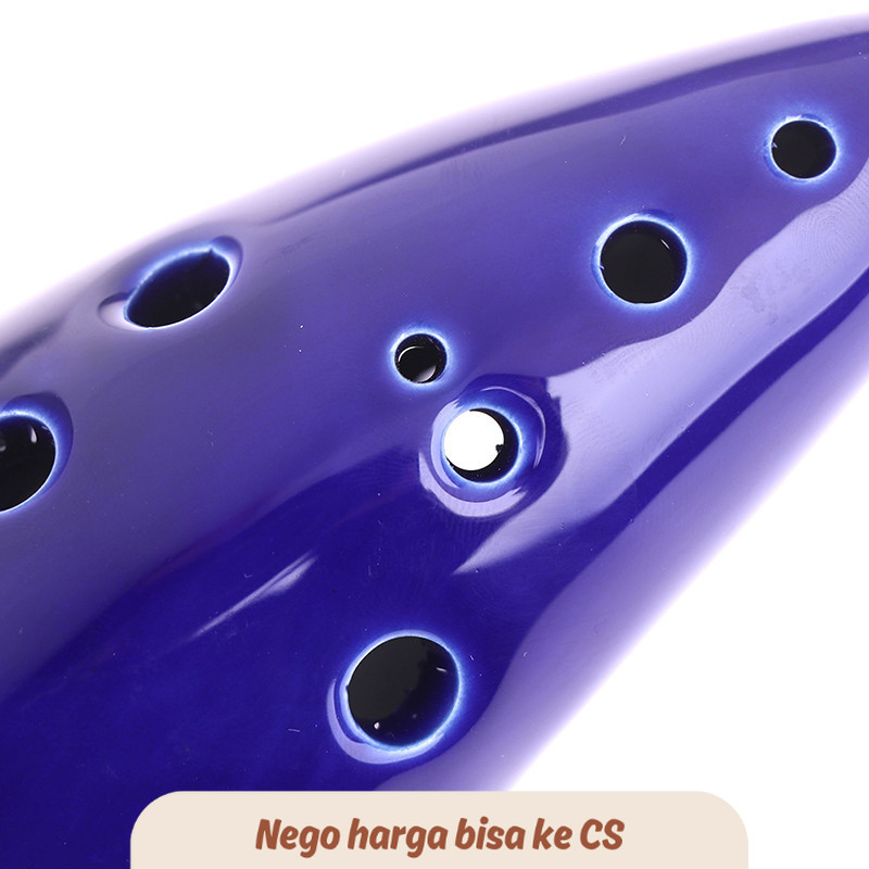LL Blue Ocarina 12 Hole Ceramic Ocarina Alto C Legend Of Ocarina Flute Ocarina pired Of Time Musical