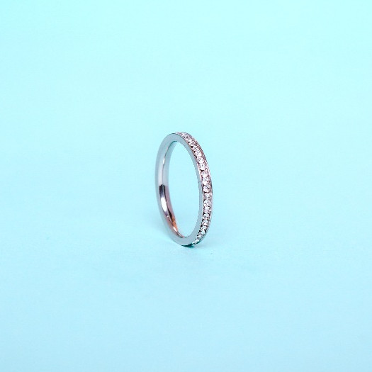 Sade Jewelry - Cincin Titanium Wanita Gold Plated 18k YCC24