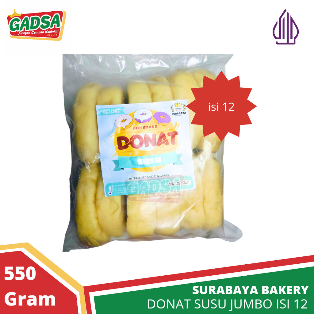 Donat Susu Jumbo Surabaya Bakery isi 12