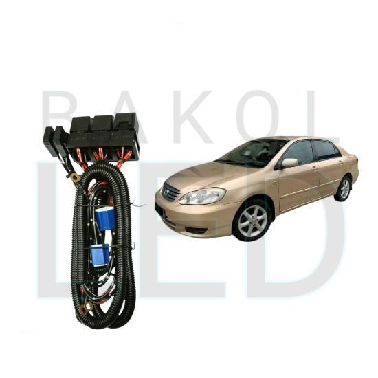 Relay Set Lampu Utama LED H4  Mobil Toyota corolla Altis gen1 BL