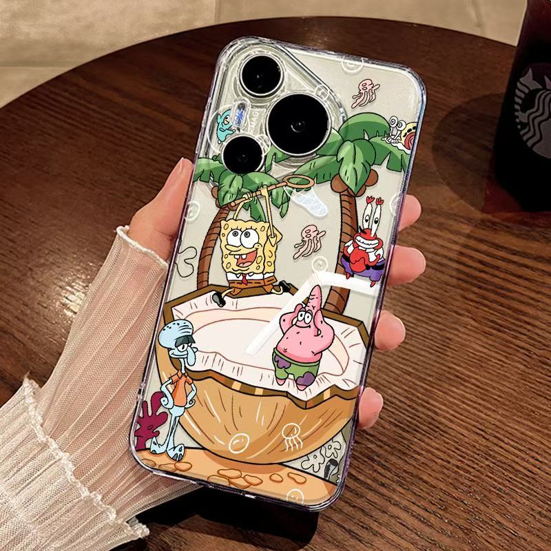 COD Phone case for Samsung  A03 A05 A10 A11 A12 A14 A15 A33 A25 A32 A35 A50 A52 A55 A72 Pola SpongeB