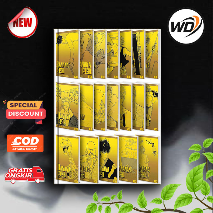 Komik Banana Fish Complete 19-Book Set Vol. 1-19 by Akimi Yoshida - ( English )
