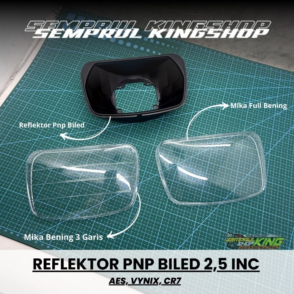 Retrofit Biled Rx king Reflektor RX KING Oval Scorpio PNP Biled 2,5 Inch AES VYNIX CR7 Pnp Breket Be