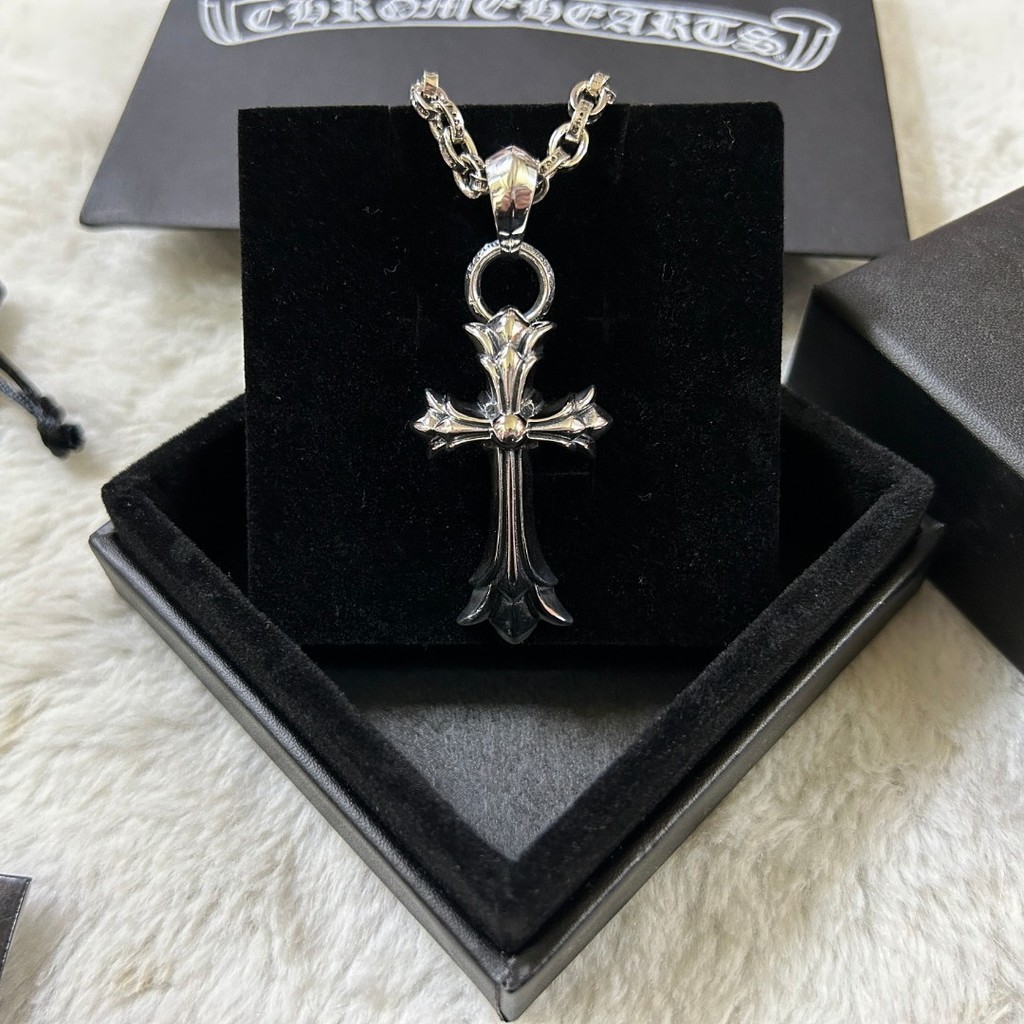 Kalung, Hati Crowe, Kalung Salib Ganda Besar, Pria dan Wanita