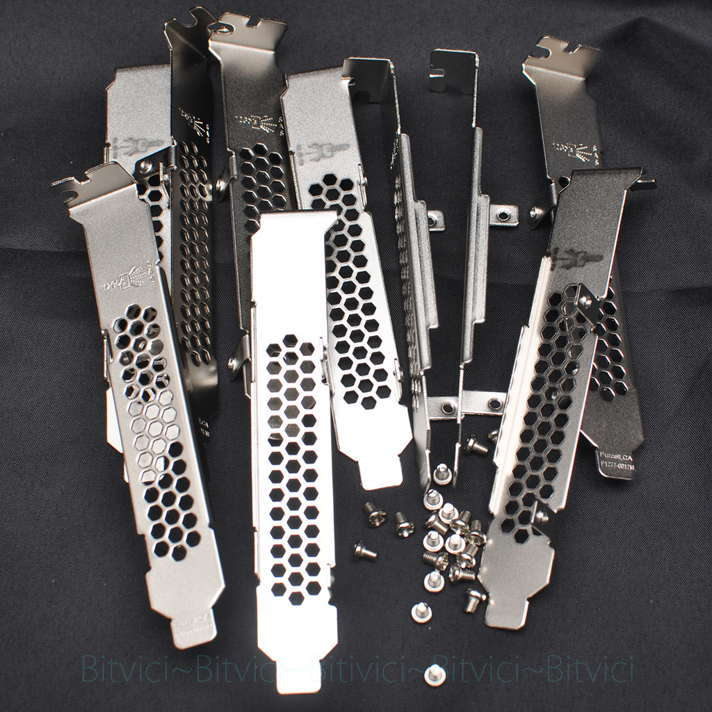 Lot of 10 Full Height Standard Bracket for LSI SAS 93008i LSI00344 SAS3008 12Gbs