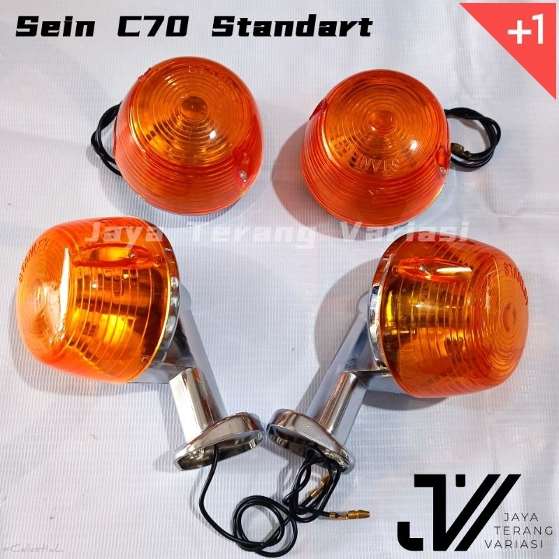 Lampu Sein Reting Depan Belakang C70 Besi pispot