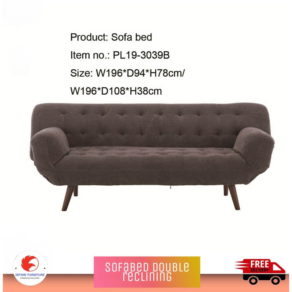 SOFABED RECLINING MODERN SOFA 3 SEATER MEWAH