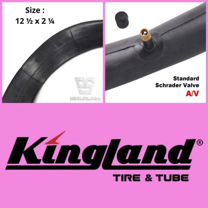 Ban Dalam Sepeda Anak KingLand ukuran 12 1/2 x 2 1/4 Atau 12 x 1.75 /