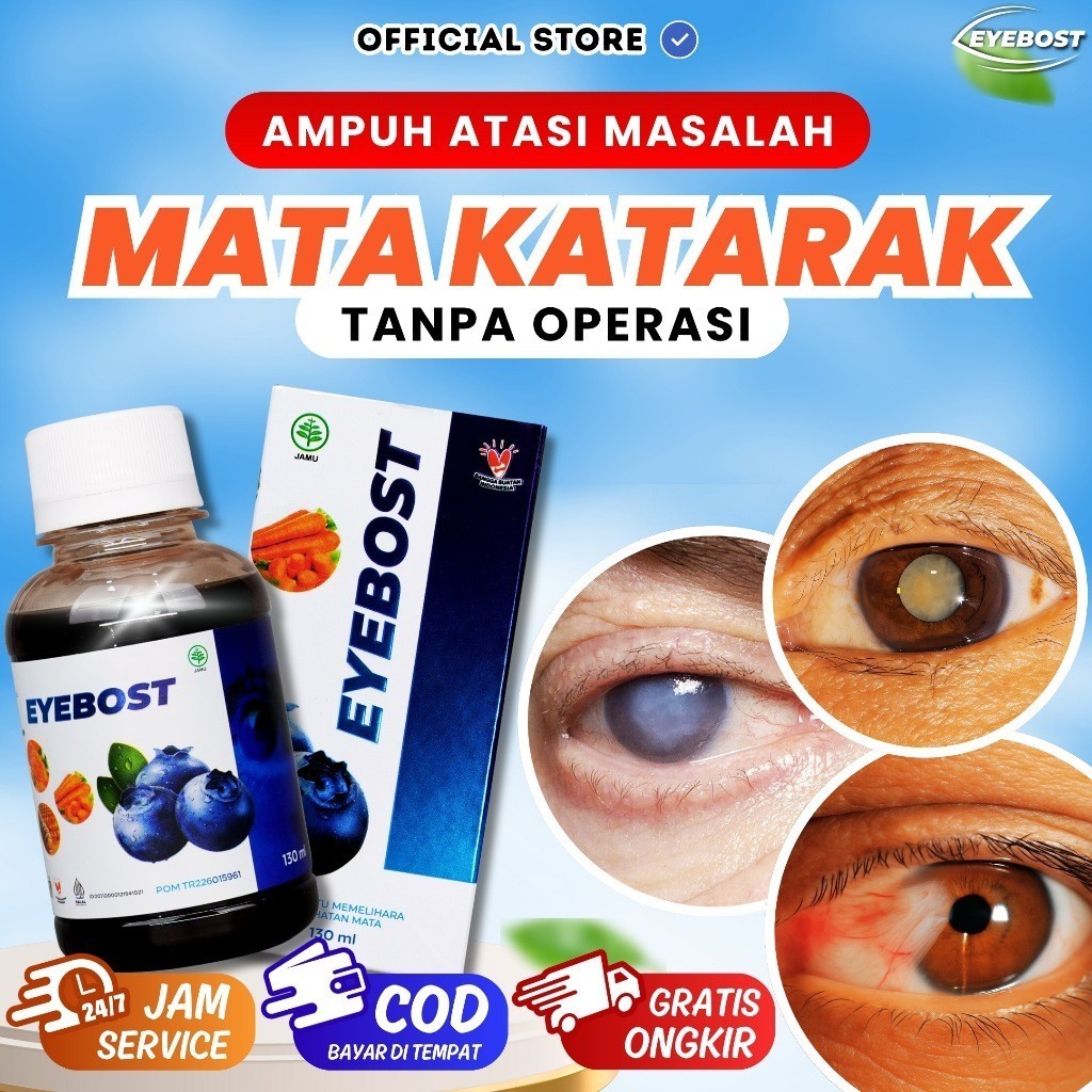 PROMO  PROMO Obat Mata Katarak Eyebost Vitamin Mata Original Obat Sakit Mata Obat Mata Katarak Tanpa