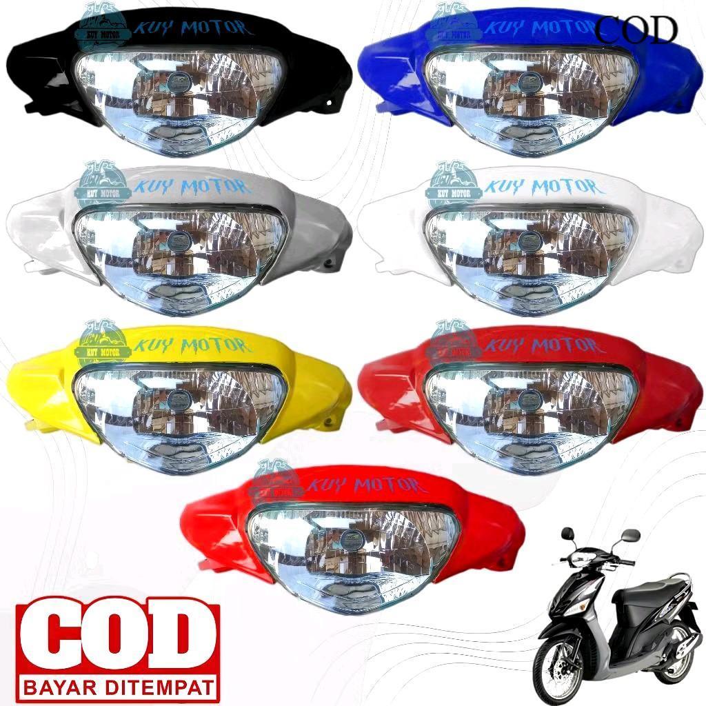 Headlamp Cover Batok Lampu Depan Motor Yamaha Mio Sporty Mio Lama Tahun 2003 - 2008 - Motorcycle