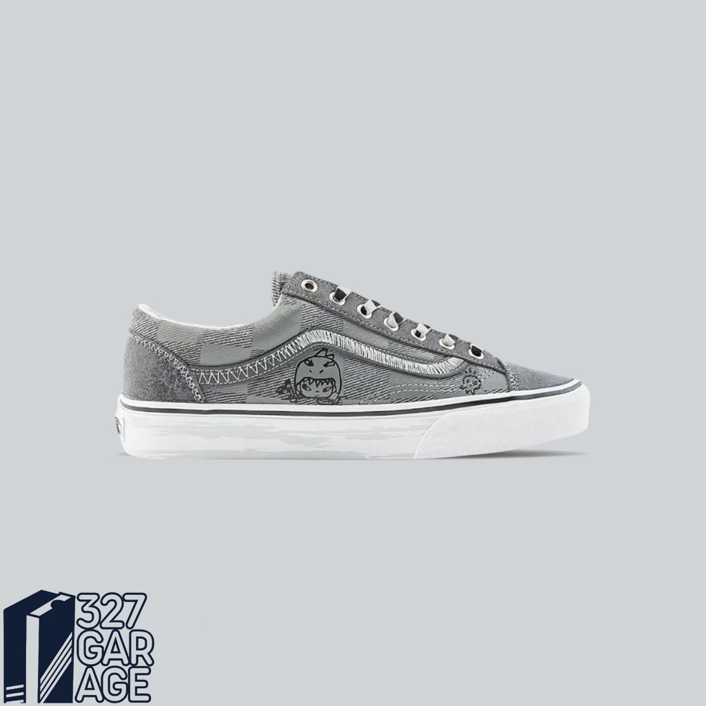 Sneakers Vans Old Skool Style 36 HIRONO Grey Black Denim Original BNIB Unisex