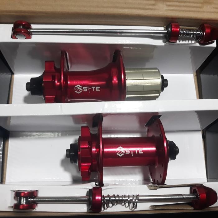 HUB FREEHUB 28 HOLE SYTE DISCBRAKE - Merah