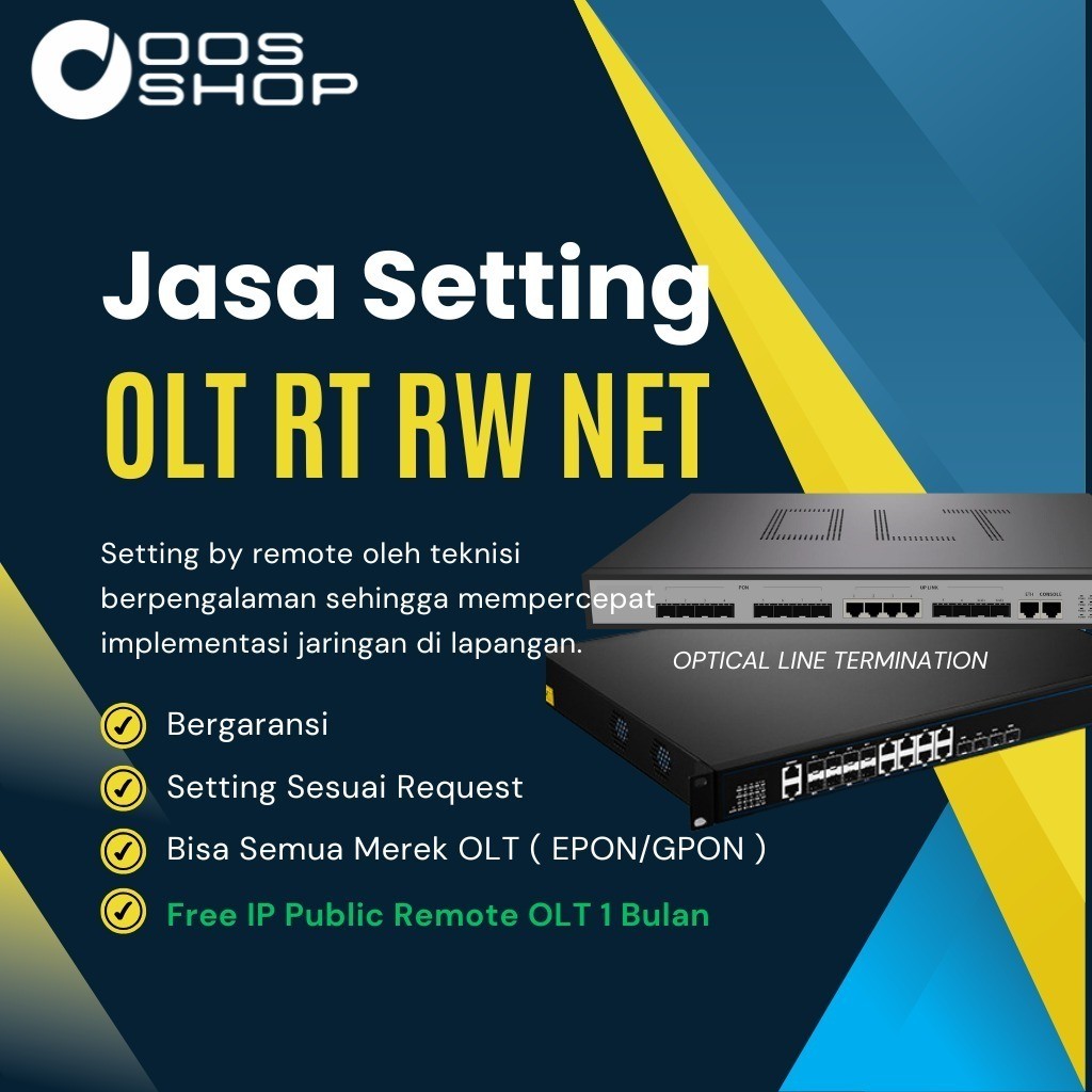 JASA SETTING OLT RT RW NET