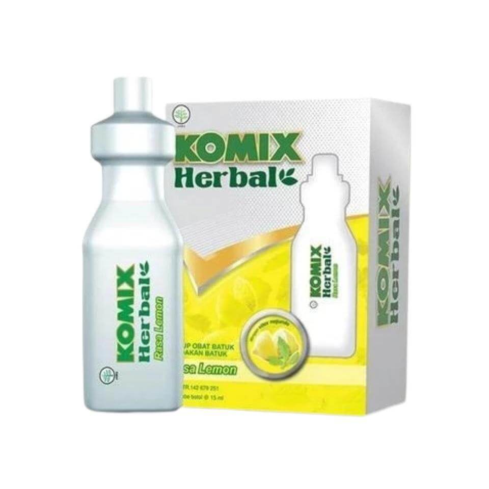 Komix Obat Herbal Lemon 4 x 15 ml