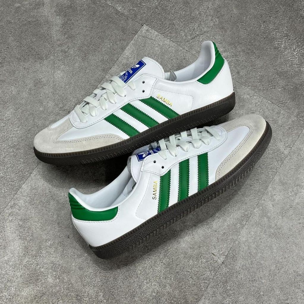 Promo Toko ORIGINAL.....Sepatu Samba OG White Black Sol Gum / Sneakers Pria Original / Samba Origina