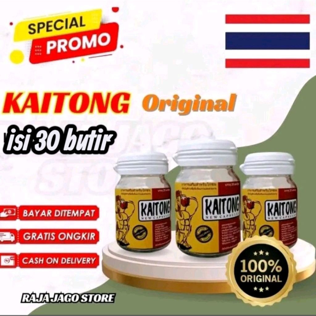KAITONG ORI 30 KAPSUL VITAMIN SUPLEMET AYAM LAGA Sanjaya