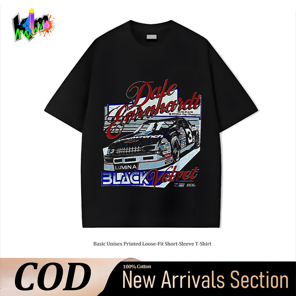 Kaos Pendek Oversize "Dale Earnhardt Legenda NASCAR"