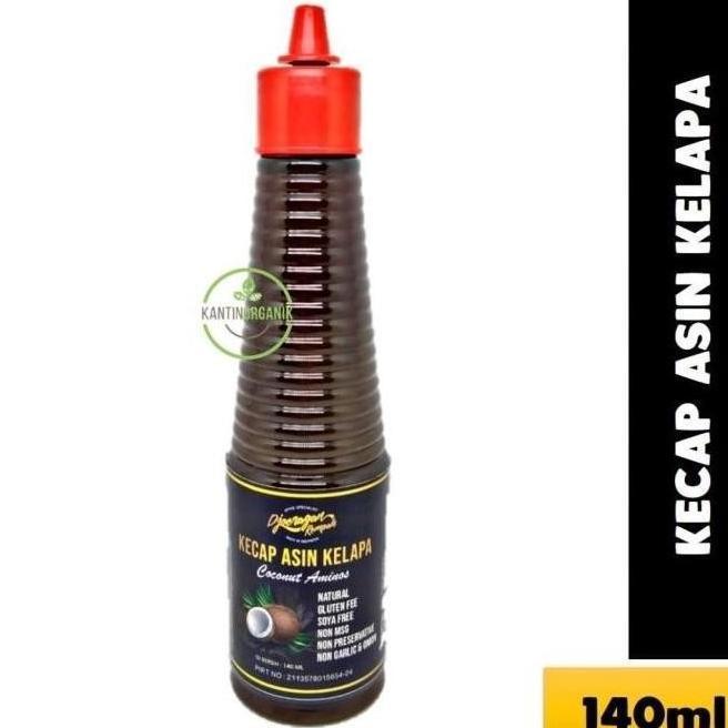 Kecap Manis & Kecap Asin Gluten Free (Non kedelai) 140ml - Djoeragan - Kecap Asin