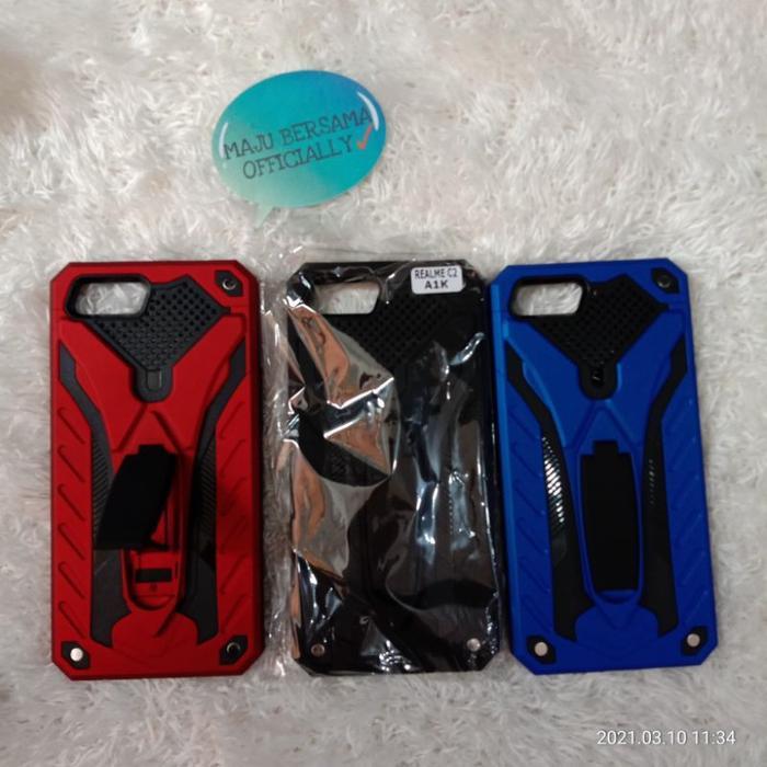 [MB] Case phantom realme C2 / A1K series stand iron transformer robot