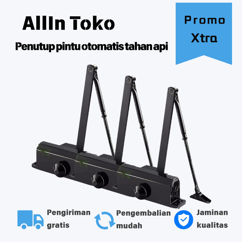 Penutup pintu hidrolik untuk rumah, pintu geser, penutup otomatis, tahan api & anti maling