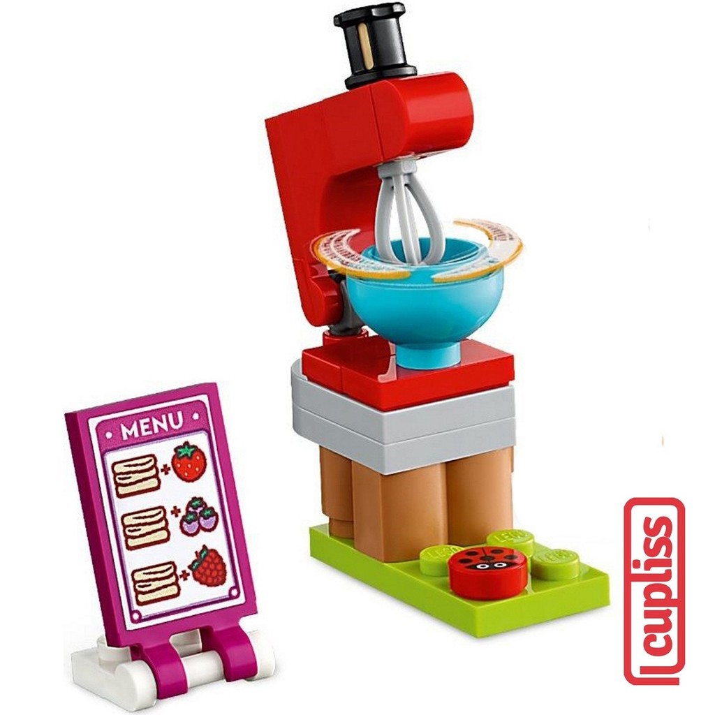 PART OUT LEGO Original Friends Food Mixer and Menu Banner Cupliss KG