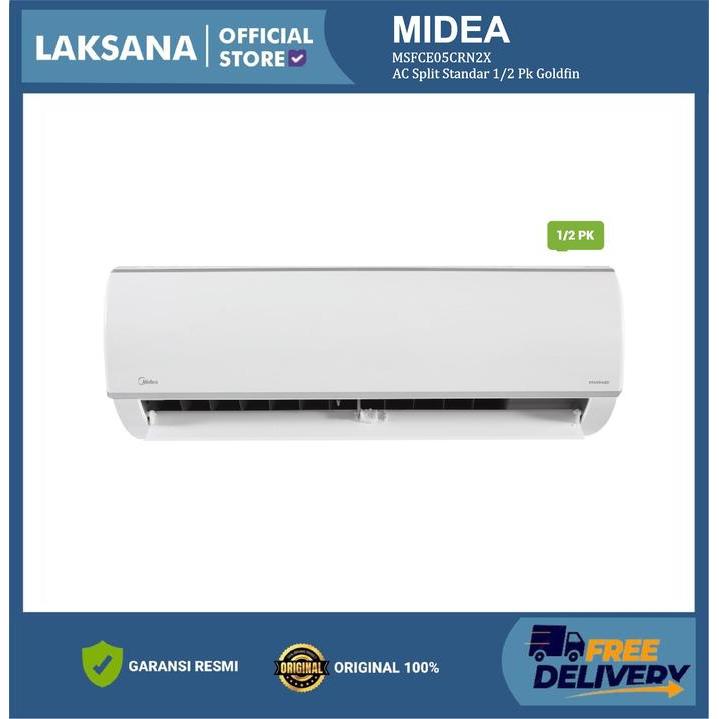 Midea MSFCE05CRN2X AC Split Standar 1/2 Pk Goldfin MSFCE 05CRN2X - Unit Only