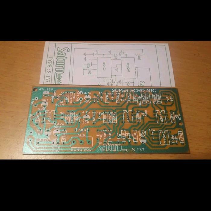 PCB ECHO MN3102 MN 3102 MN3207 MN 3207 Saturn S-137 BERKUWALITAS...