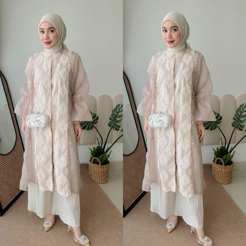 TERMURAH SYAFARA OUTER | TUNIC OUTER | OUTER BRUKAT | OUTER WISUDA | OUTER DRESS | OUTER LEBARAN | O