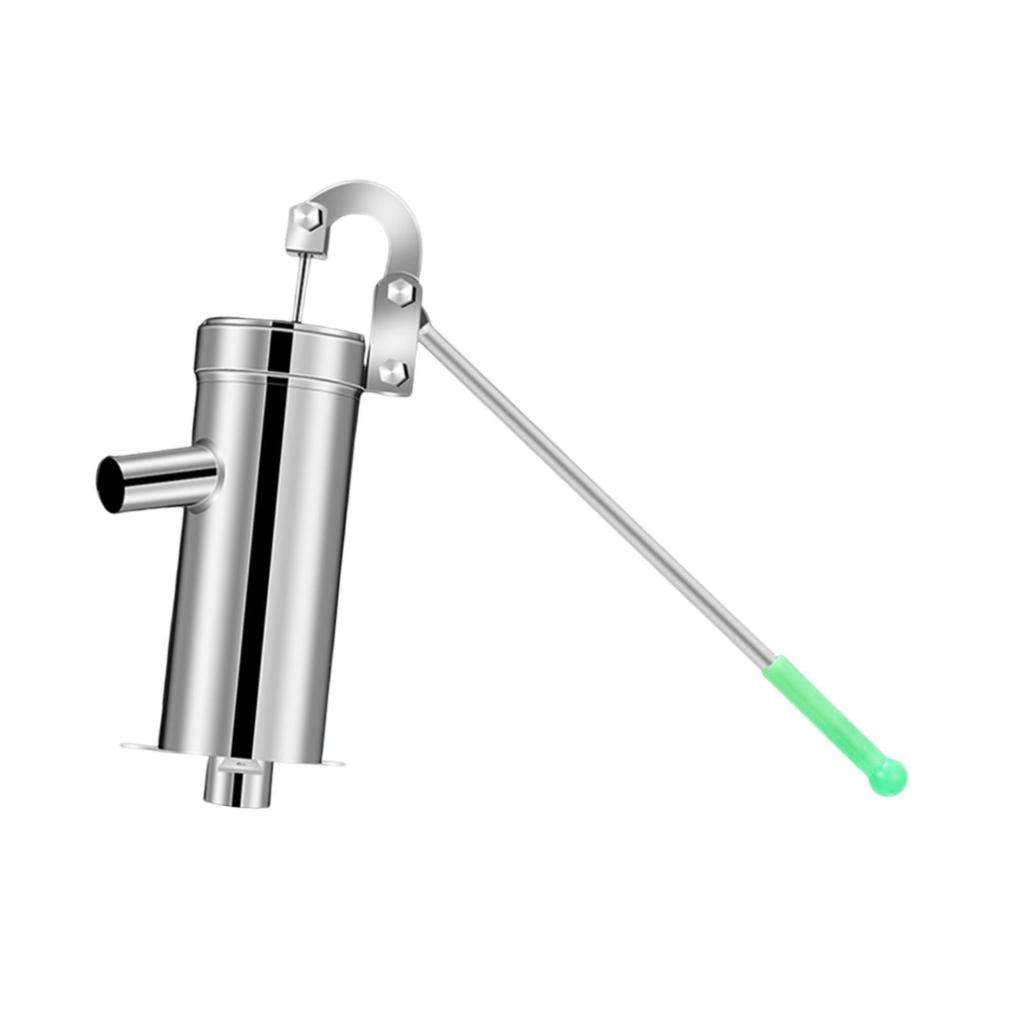 Manual Well Water Pump Easy to Use Stainless Steel for Farm Courtyard Garden
