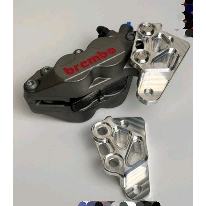 breket bracket kaliper brembo 4p depan xmax cnc thailand
