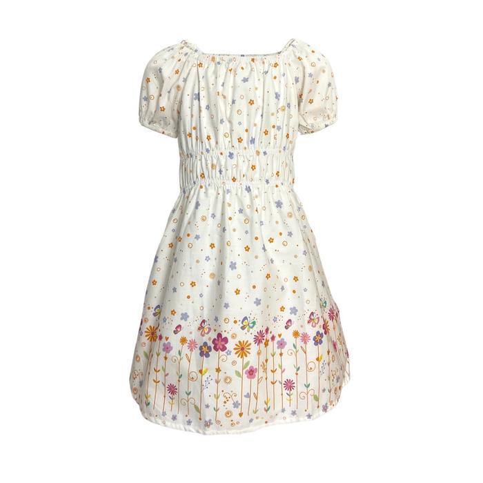 gu Long Dress Anak Perempuan Printing Putih 91000927 - 2