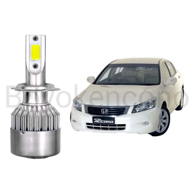 2pcs Lampu Utama Dekat LED HB4 COB Mobil Honda Accord CP2 Byk