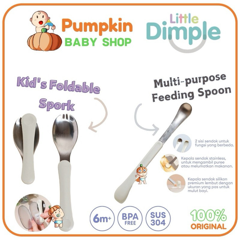 Little Dimple Foldable Spork - Little Dimple Multipurpose Spoon