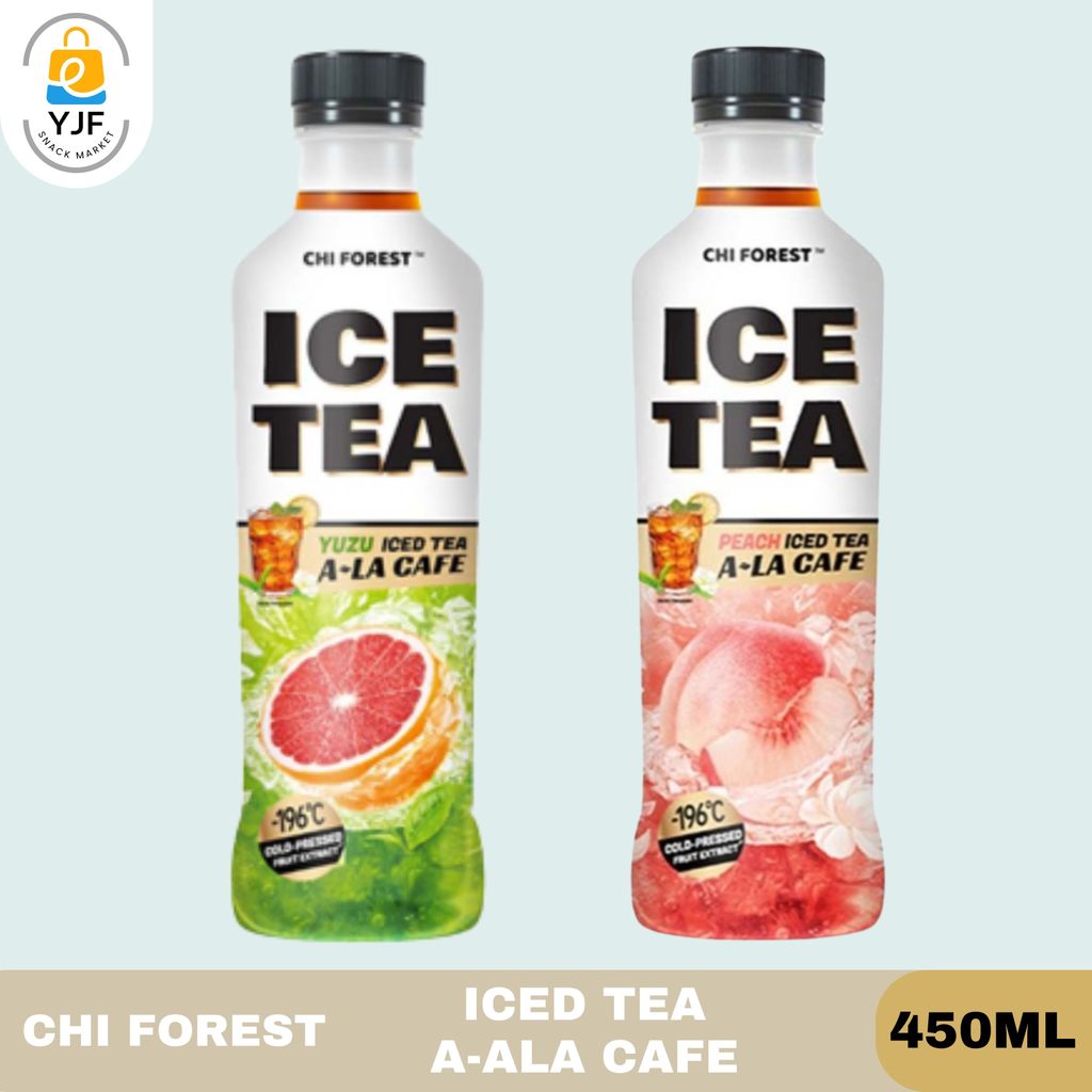 Chi Forest Iced Tea 450ml / Minuman Teh Rasa Yuzu Grapefruit / Minuman Teh Rasa Peach / Teh Ala Cafe