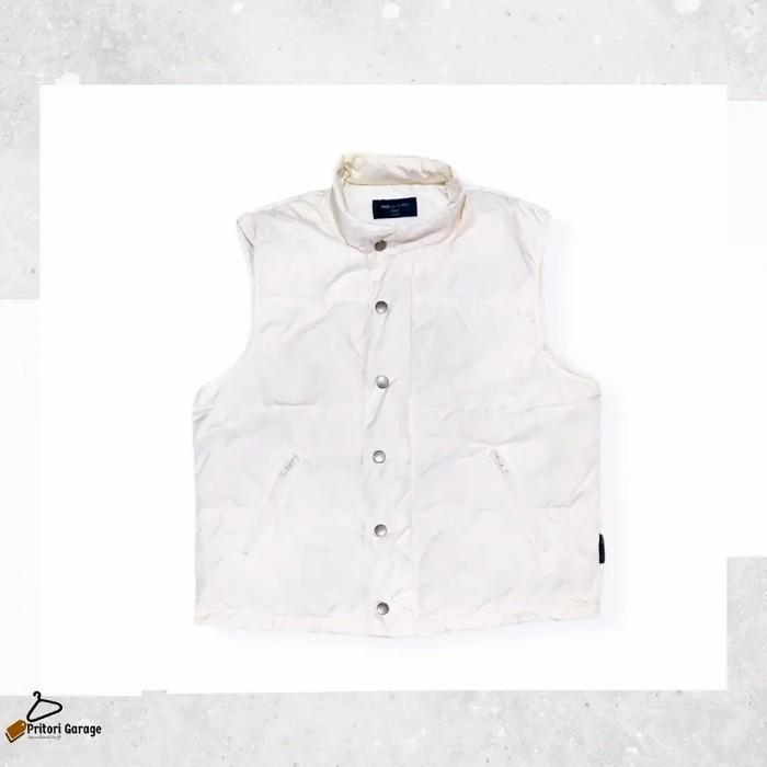 Rompi Vest Parasut Comme Ca Du Mode White Colour "Vintage"